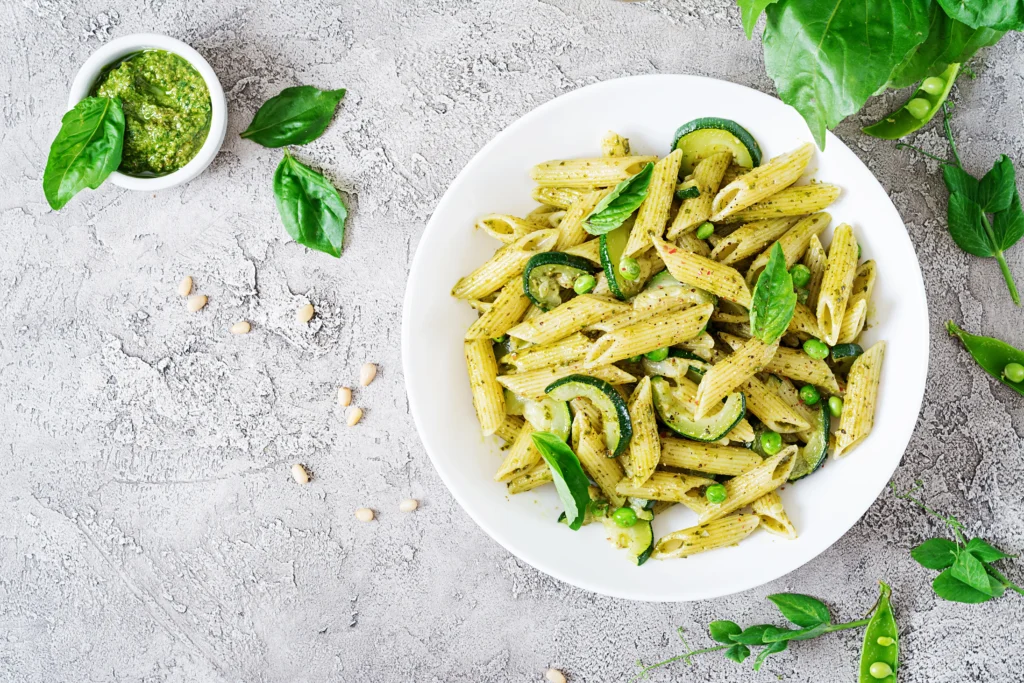Vegan Pesto Recipe Without Pine Nuts – Light, Fresh & Flavorful.
