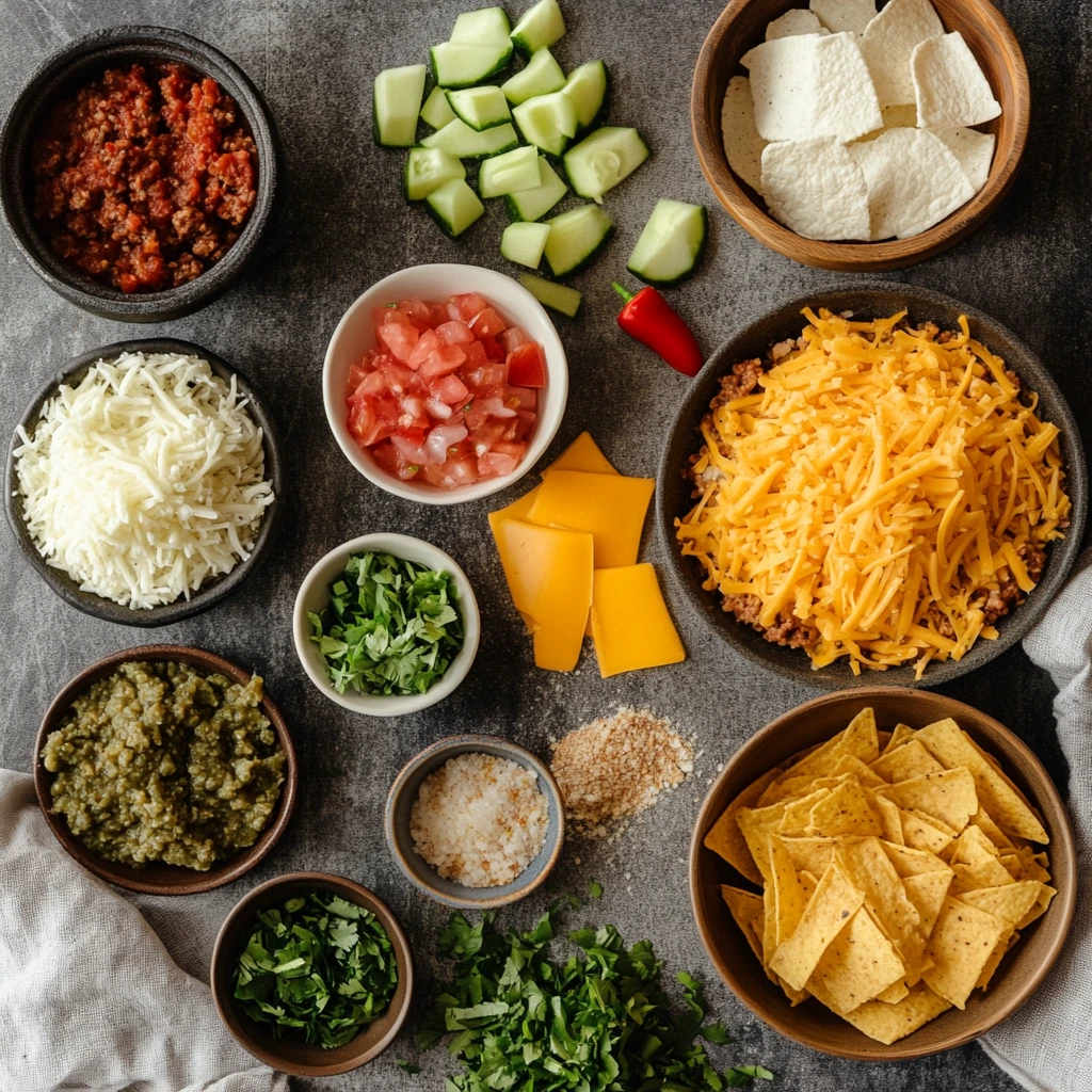 Delicious Taco Lasagna with layers of seasoned beef, melted cheese, and crispy tortillas, topped with fresh cilantro and a dollop of sour cream