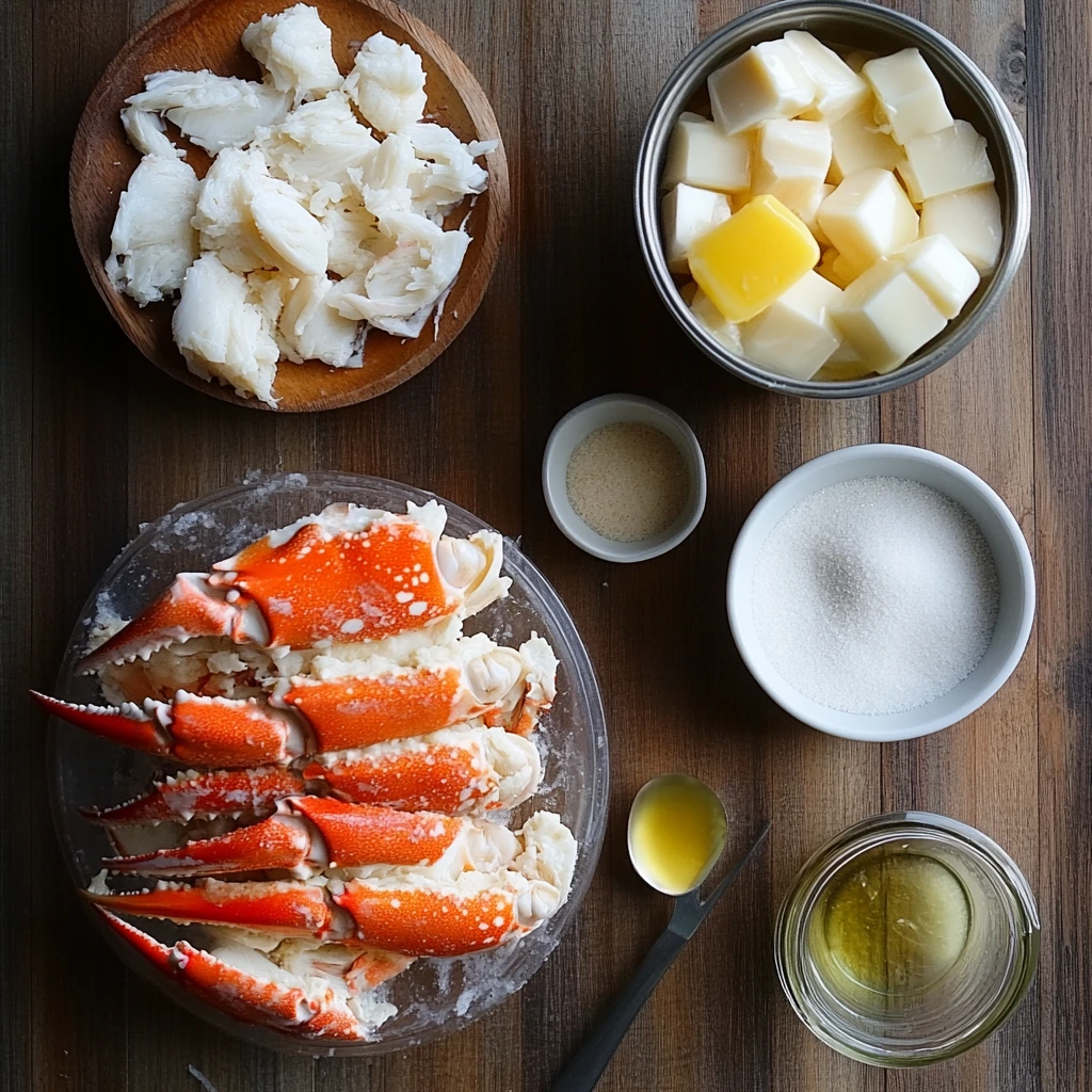 Close-up of a luxurious Crab Brûlée with a golden caramelized sugar top and delicate crab meat inside, garnished with herbs