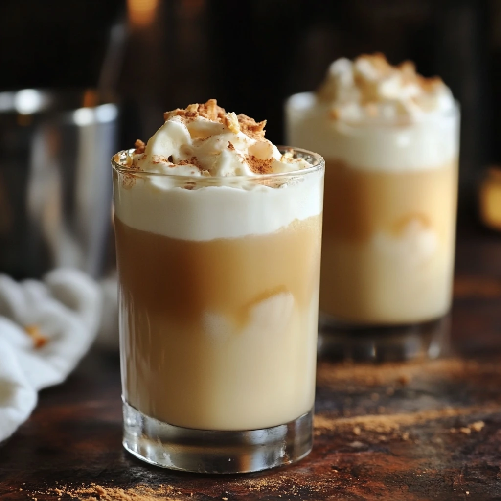Close-up of a layered Buttery Nipple shot with smooth Baileys and golden butterscotch schnapps in a clear shot glass