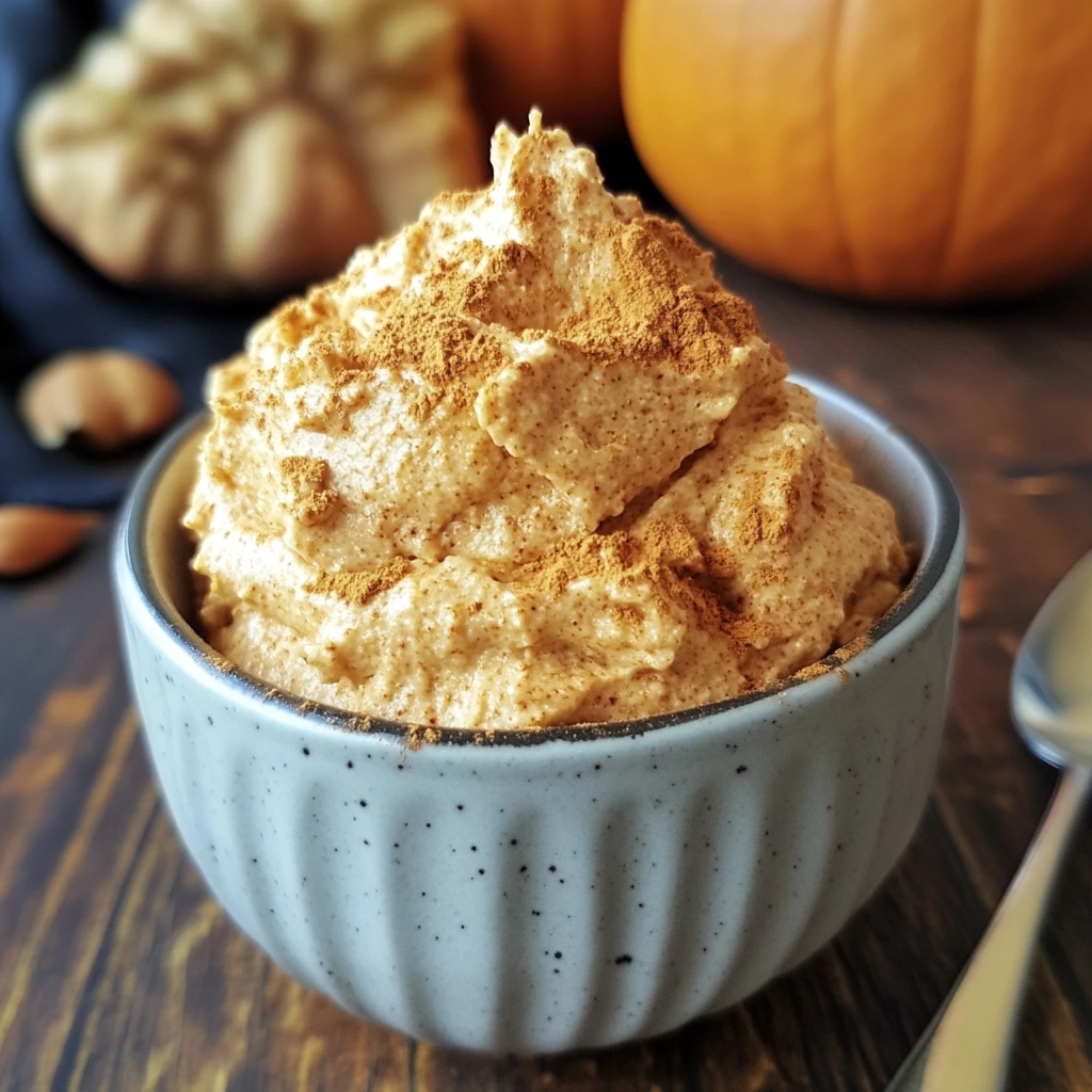 Easy Pumpkin Fluff Recipe
A bowl of creamy pumpkin fluff topped with whipped cream and cinnamon