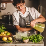 A refreshing Kentucky Mule cocktail served in a classic copper mug with lime wedge and mint garnish
