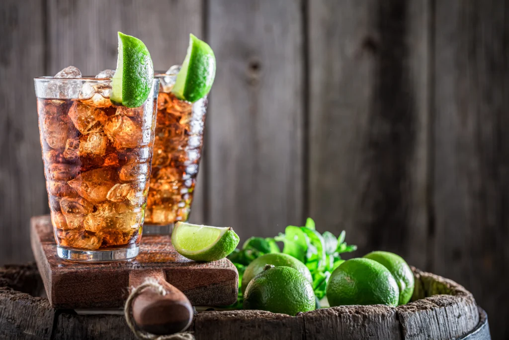 A refreshing Kentucky Mule cocktail served in a classic copper mug with lime wedge and mint garnish