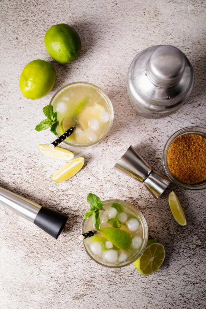A refreshing Kentucky Mule cocktail served in a classic copper mug with lime wedge and mint garnish
