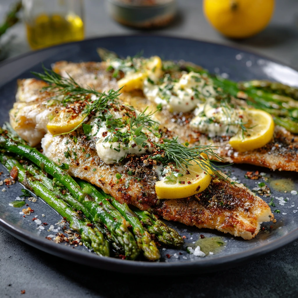 Trout Recipe
Grilled speckled trout fillet with fresh herbs and citrus zest