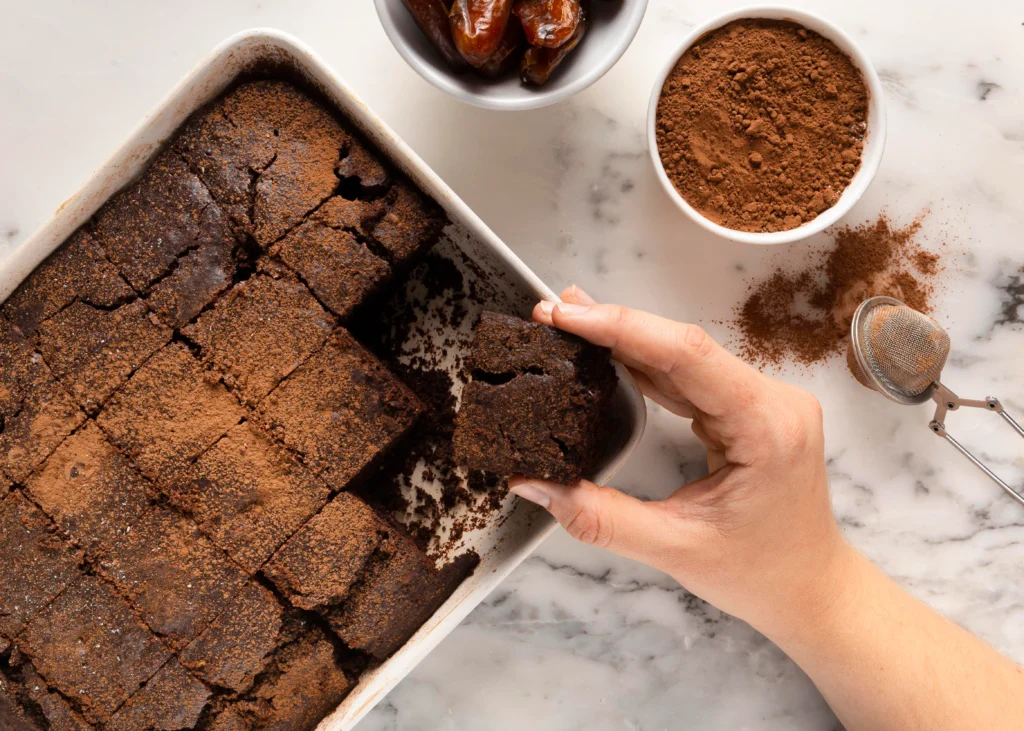 Easy homemade fudge with colorful sprinkles on a baking tray