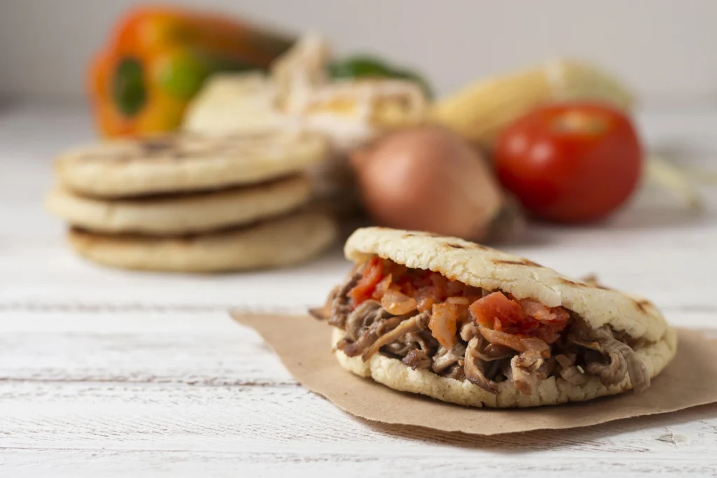 Delicious homemade Gorditas filled with cheese and eggs, perfect for breakfast