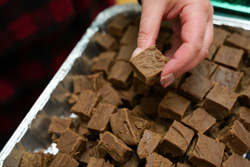 Fudge Recipe
Easy homemade fudge with colorful sprinkles on a baking tray