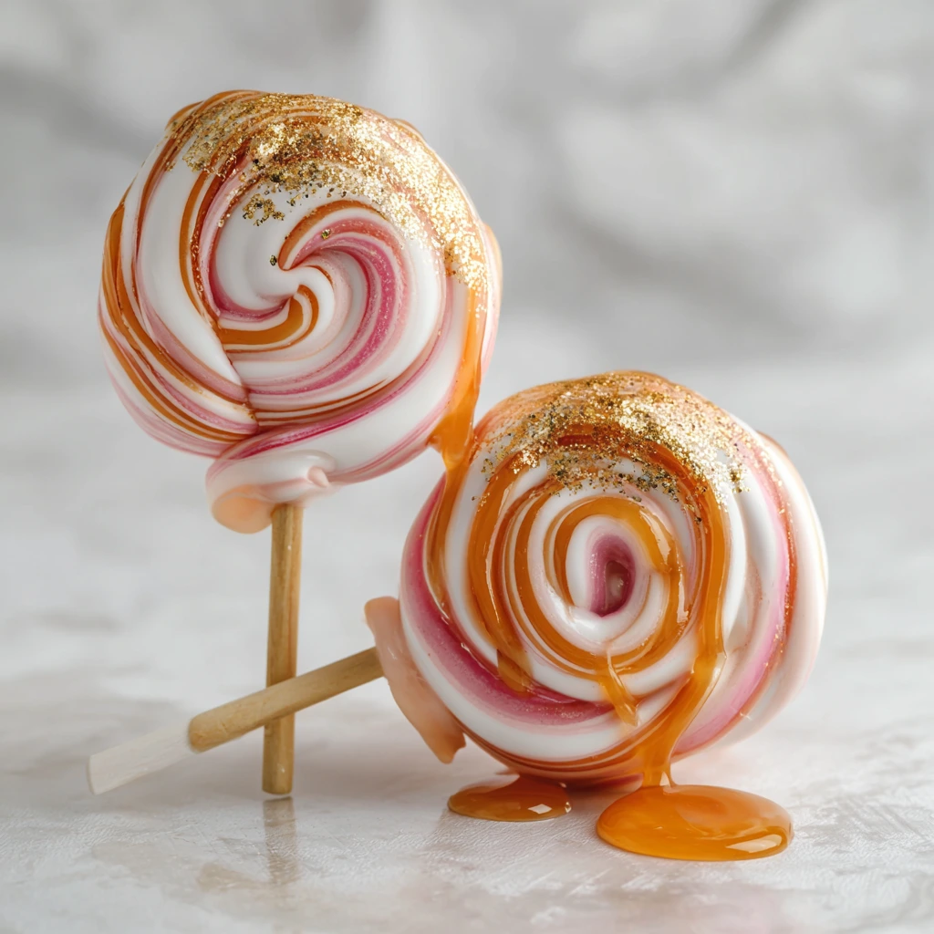 Colorful homemade lollipops on a wooden table, perfect for a sweet treat