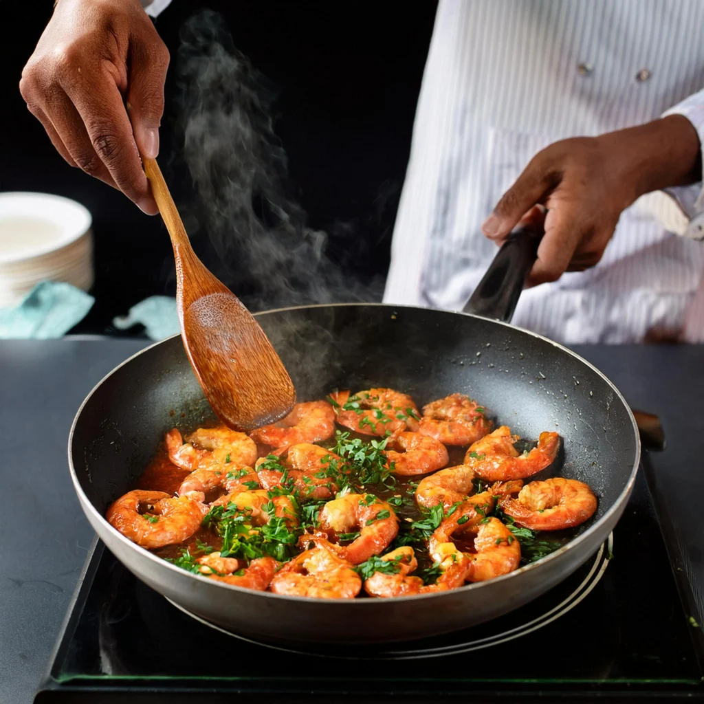 Delicious crispy Bang Bang shrimp served with a creamy sauce