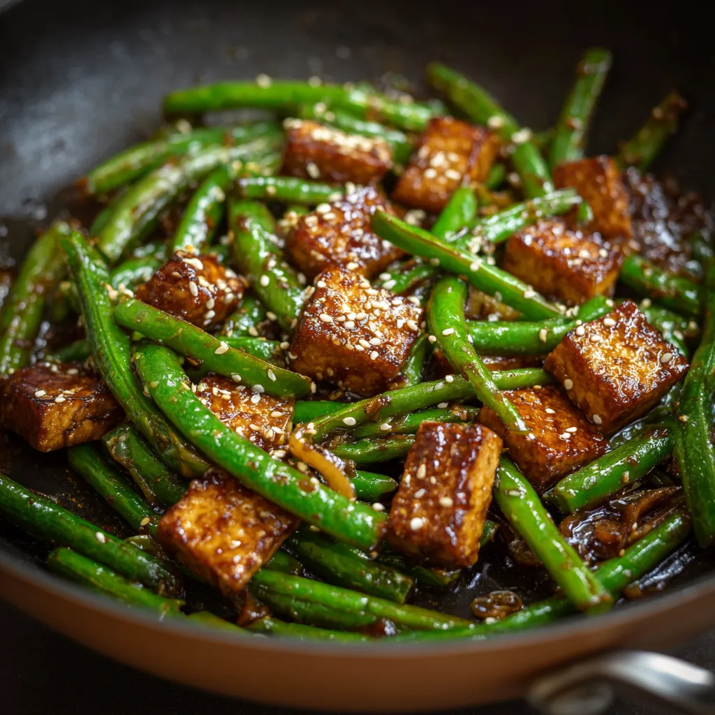 Quick and easy frozen green bean recipes served in a bowl, perfect for weeknight dinners