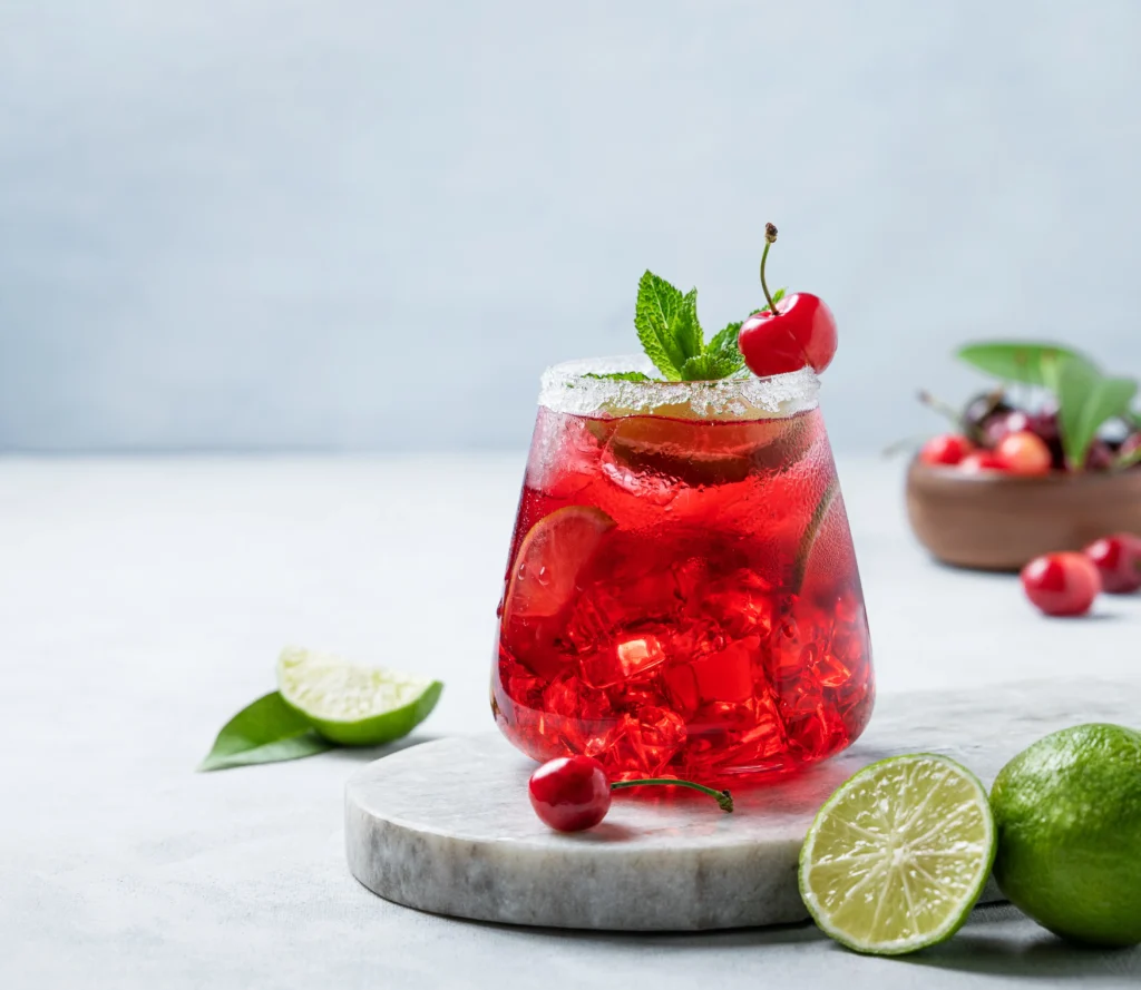 Shirley Temple Recipe
A refreshing Shirley Temple mocktail with ginger ale, grenadine, and a maraschino cherry served in a tall glass.