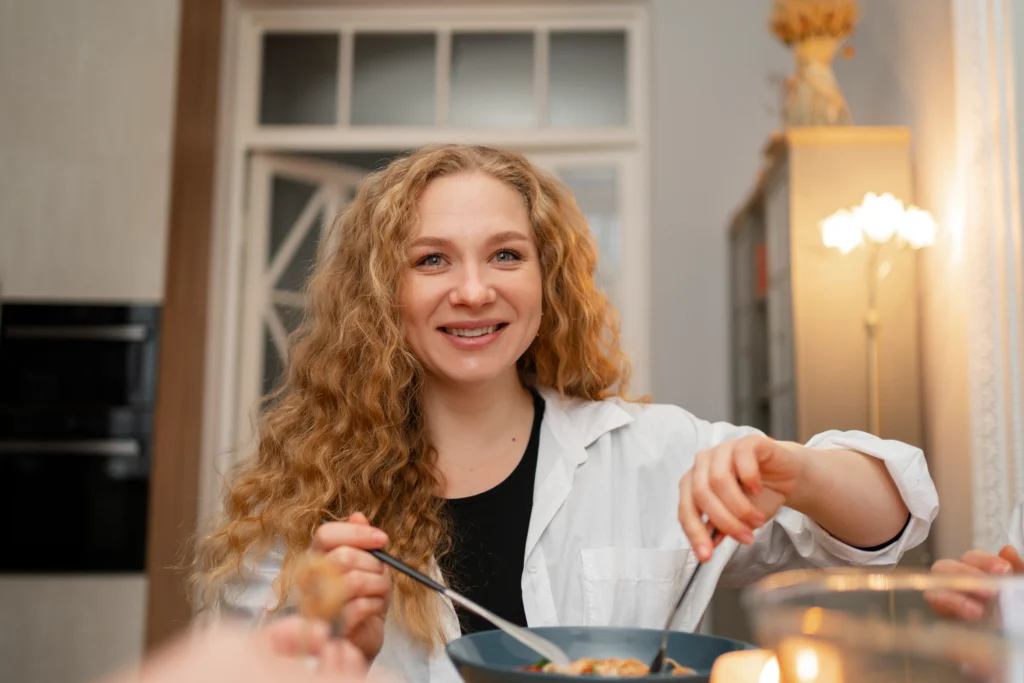 Delicious shredded chicken served for tacos, salads, and other dishes, seasoned to perfection