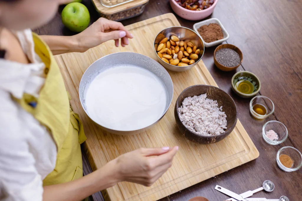 Fluffy jasmine rice served in a white bowl with steam rising, showing perfect soft grains.