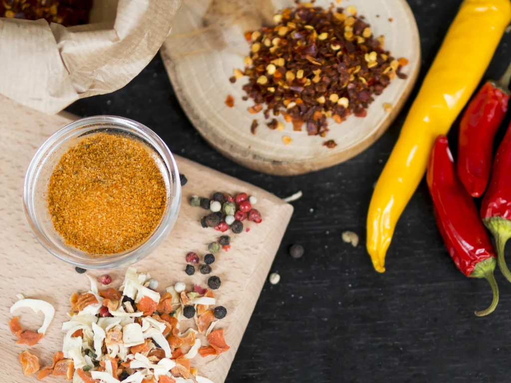 Authentic Fajita Seasoning
Bowl of homemade fajita seasoning blend surrounded by fresh spices, ready for tacos, chicken, or vegetables
