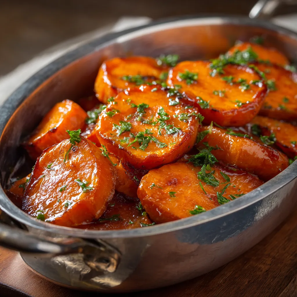 Candied Yams
Colorful fruit platter with a variety of fresh fruits on a wooden platter