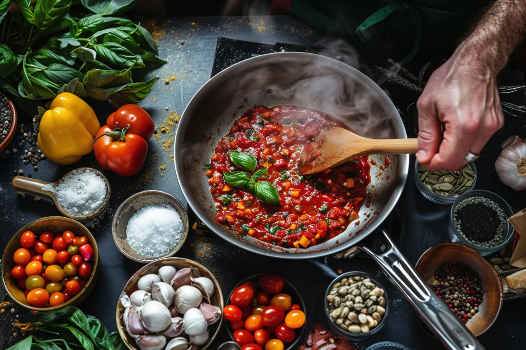 Crockpot Chili Recipe made with tender chuck roast, beans, and tomatoes in a slow cooker