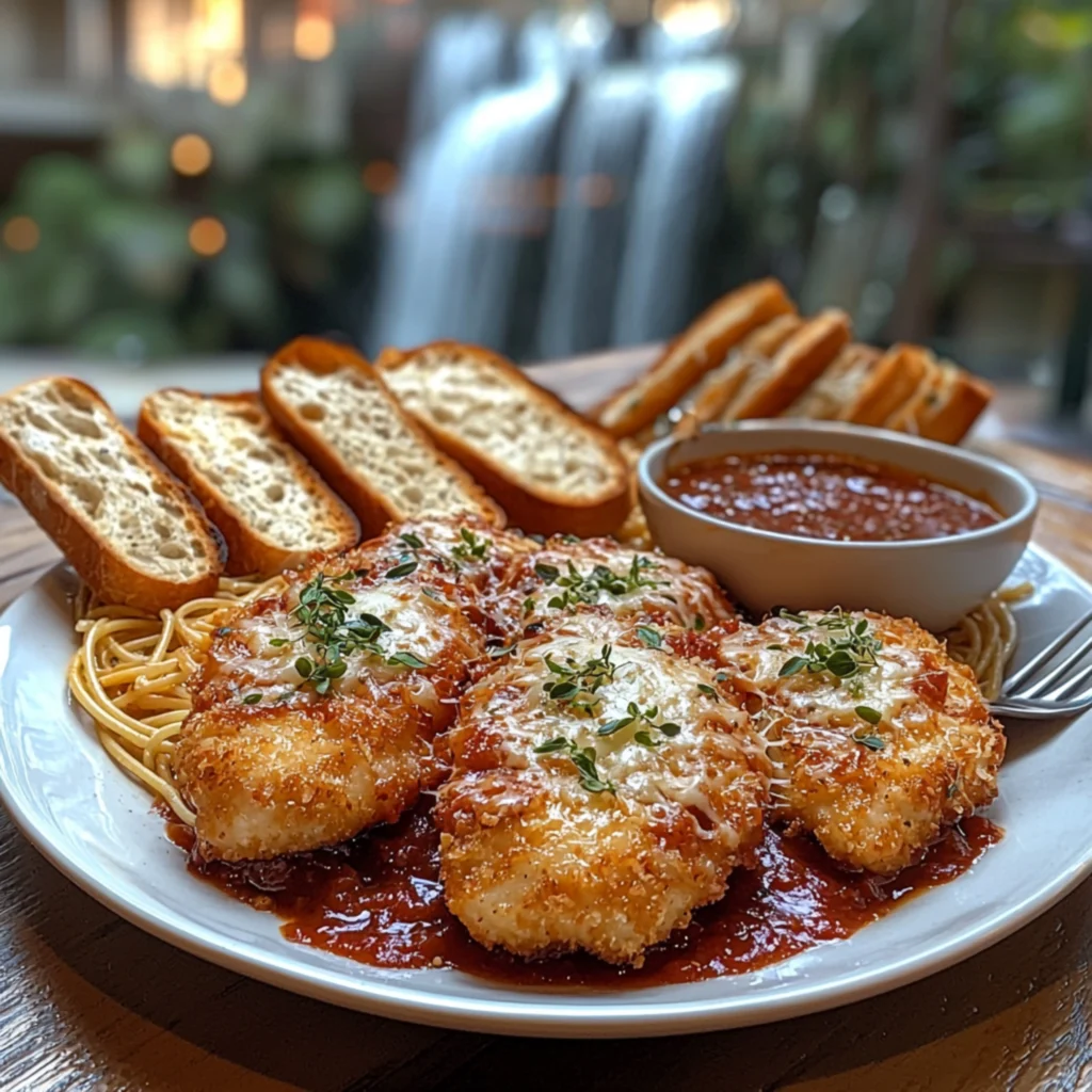 Chicken Cutlet Recipe
Golden crispy Italian-style chicken cutlets with Panko breadcrumbs on a plate, garnished with lemon wedges and fresh parsley.