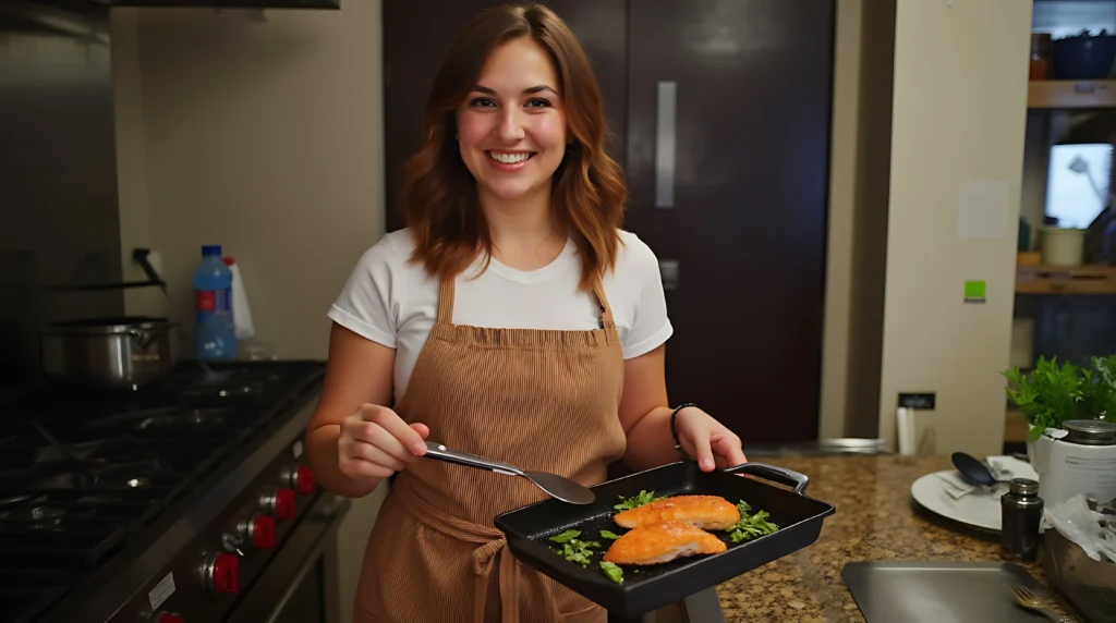 Golden crispy Italian-style chicken cutlets with Panko breadcrumbs on a plate, garnished with lemon wedges and fresh parsley