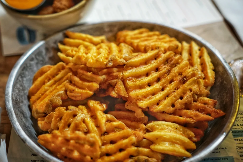 Waffle Fries Recipe
Homemade Chick-fil-A style waffle fries freshly cooked until golden and crispy