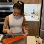 Homemade Smoked Salmon Recipe on Wooden Board