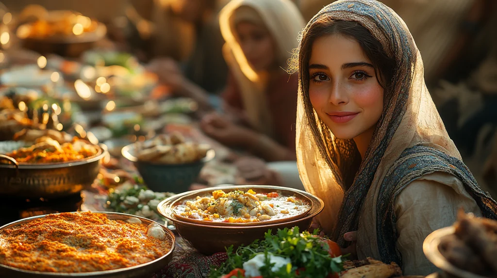 Persian Herb & Yogurt Rice (Sabzi Polo) served on a plate with fresh herbs and fluffy basmati rice