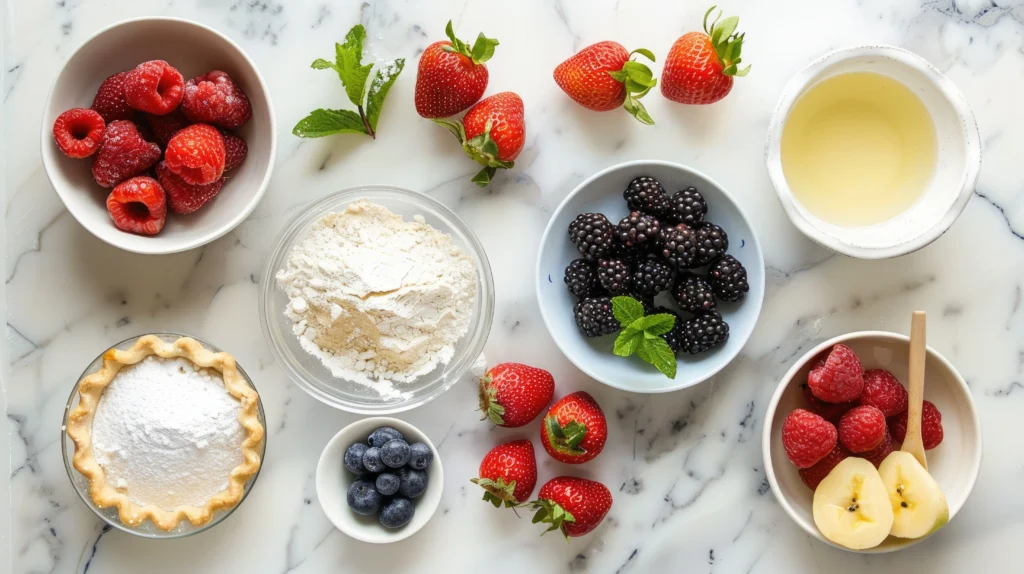 Layered strawberry tiramisu with mascarpone cream and fresh strawberries in a glass dish