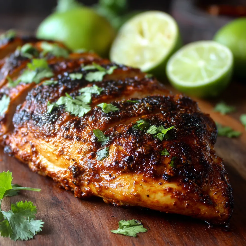 Chipotle Chicken Recipe
Smoky and tender chipotle chicken sliced and served fresh, perfect for tacos, bowls, and meal prep.