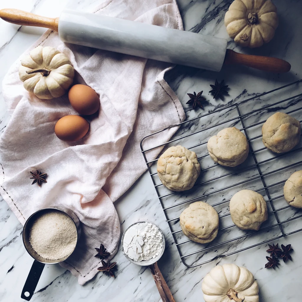 Chewy snickerdoodle cookies coated in cinnamon sugar on a baking tray