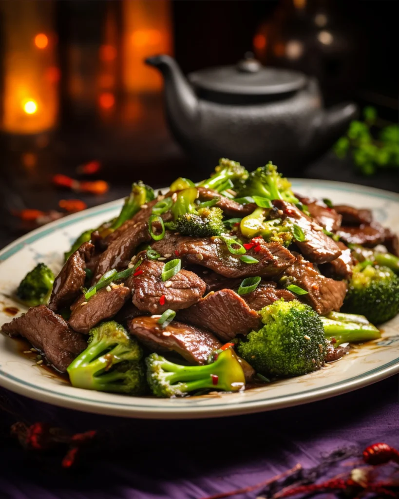 Easy Chinese Beef Broccoli with tender beef and crisp broccoli in savory sauce