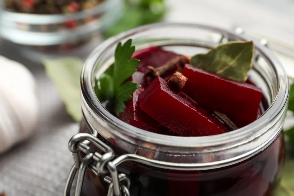 Quick Pickled Beets Recipe with Vinegar and Sugar