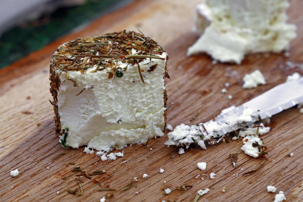 Quick Boursin Cheese Recipe made with cream cheese and herbs