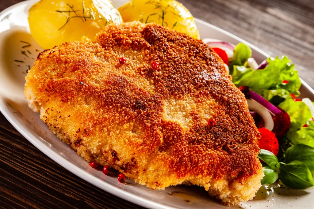 Chicken Cutlet
Fresh vegetarian lettuce wraps filled with colorful vegetables and plant-based protein