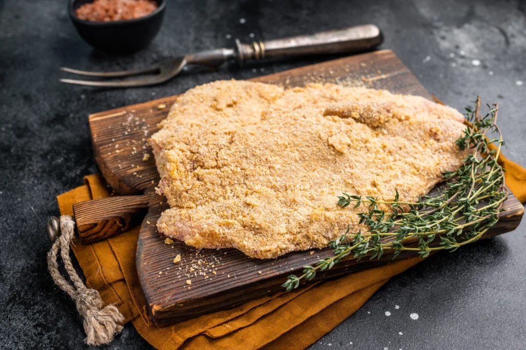 Chicken Cutlet
Fresh vegetarian lettuce wraps filled with colorful vegetables and plant-based protein