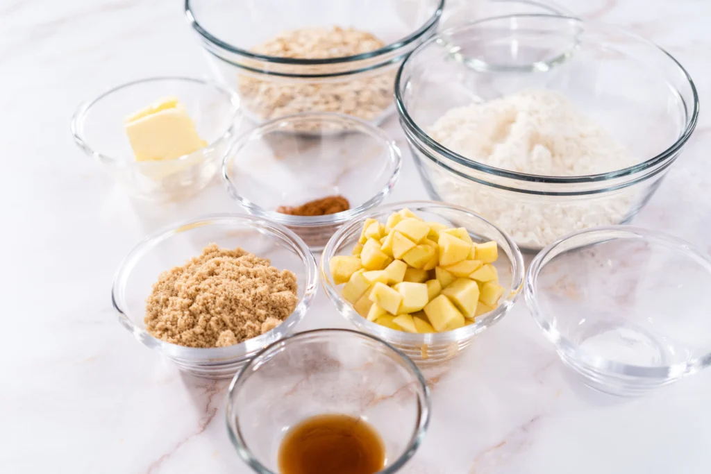 Mango sticky rice served with coconut milk and fresh sliced mango on a plate