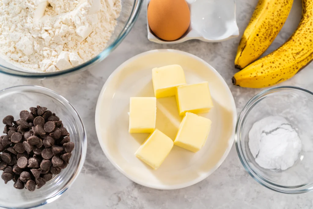 Moist Chocolate Chip Banana Bread Fresh Out of the Oven
