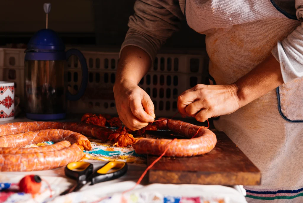 Authentic traditional Spanish chorizo recipe with seasoned ground pork and spices