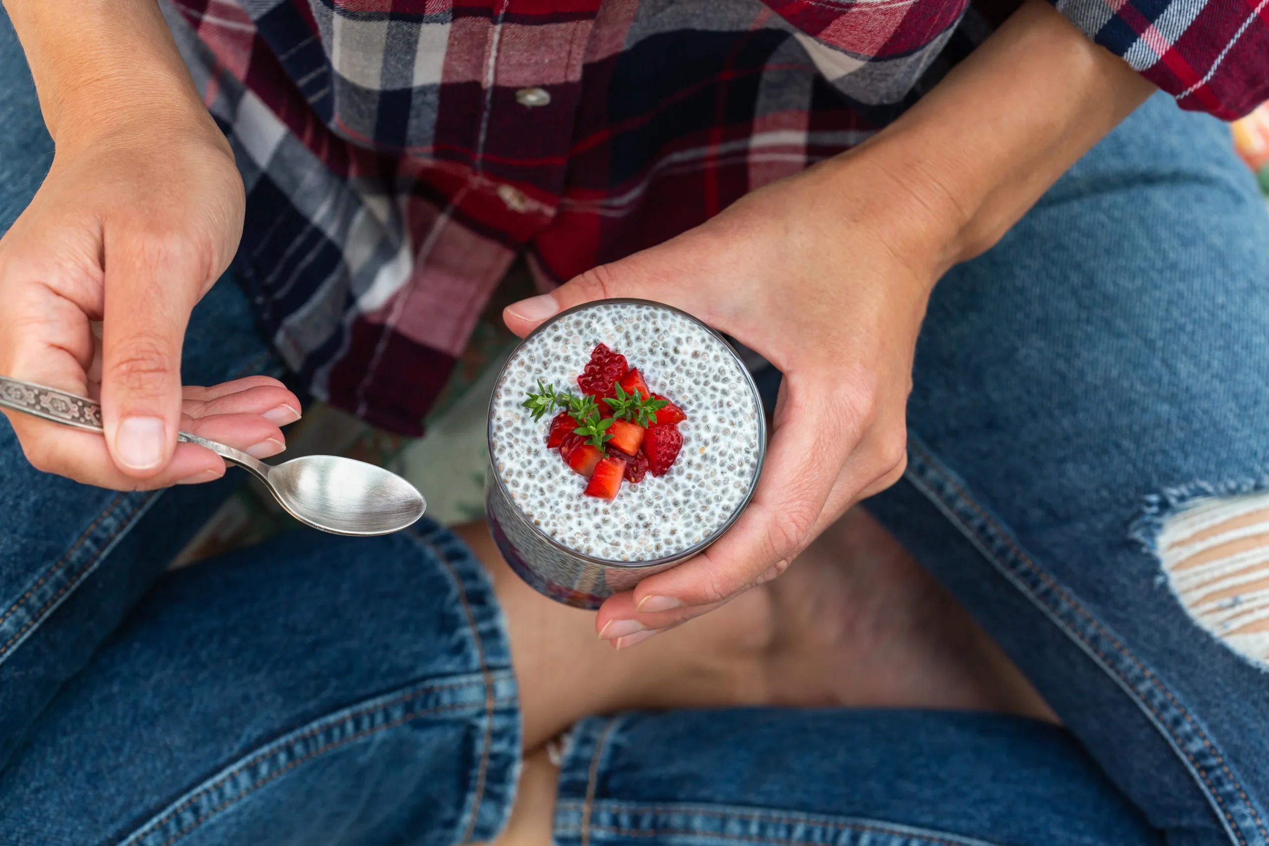 Strawberries and Cream Chia Pudding Recipe – Healthy Breakfast Delight