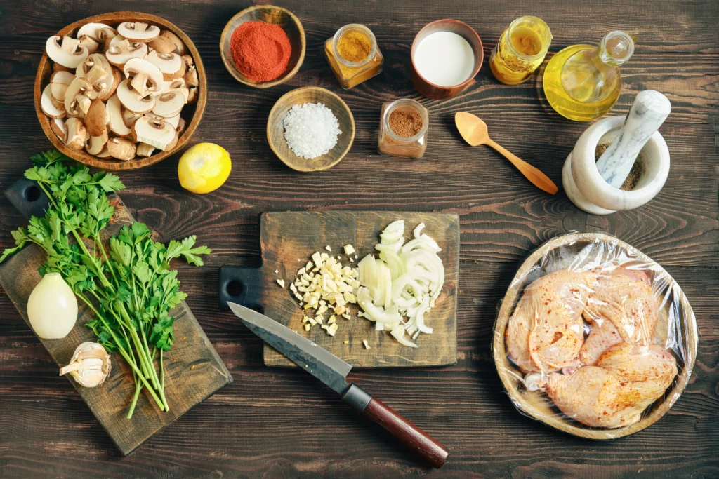 Creamy Marry Me Chicken Pasta served in a rustic bowl, featuring tender chicken pieces, sun-dried tomatoes, Parmesan cheese, and fresh basil garnish.