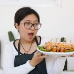 Air Fryer Salmon Bites served crispy and golden, an easy budget-friendly recipe under $25