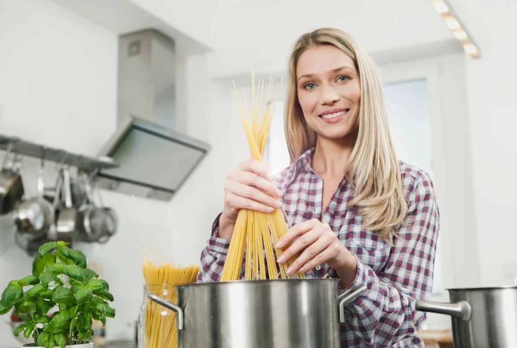 Lemon Garlic Pasta with Parmesan and fresh lemon