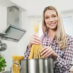 Lemon Garlic Pasta with Parmesan and fresh lemon