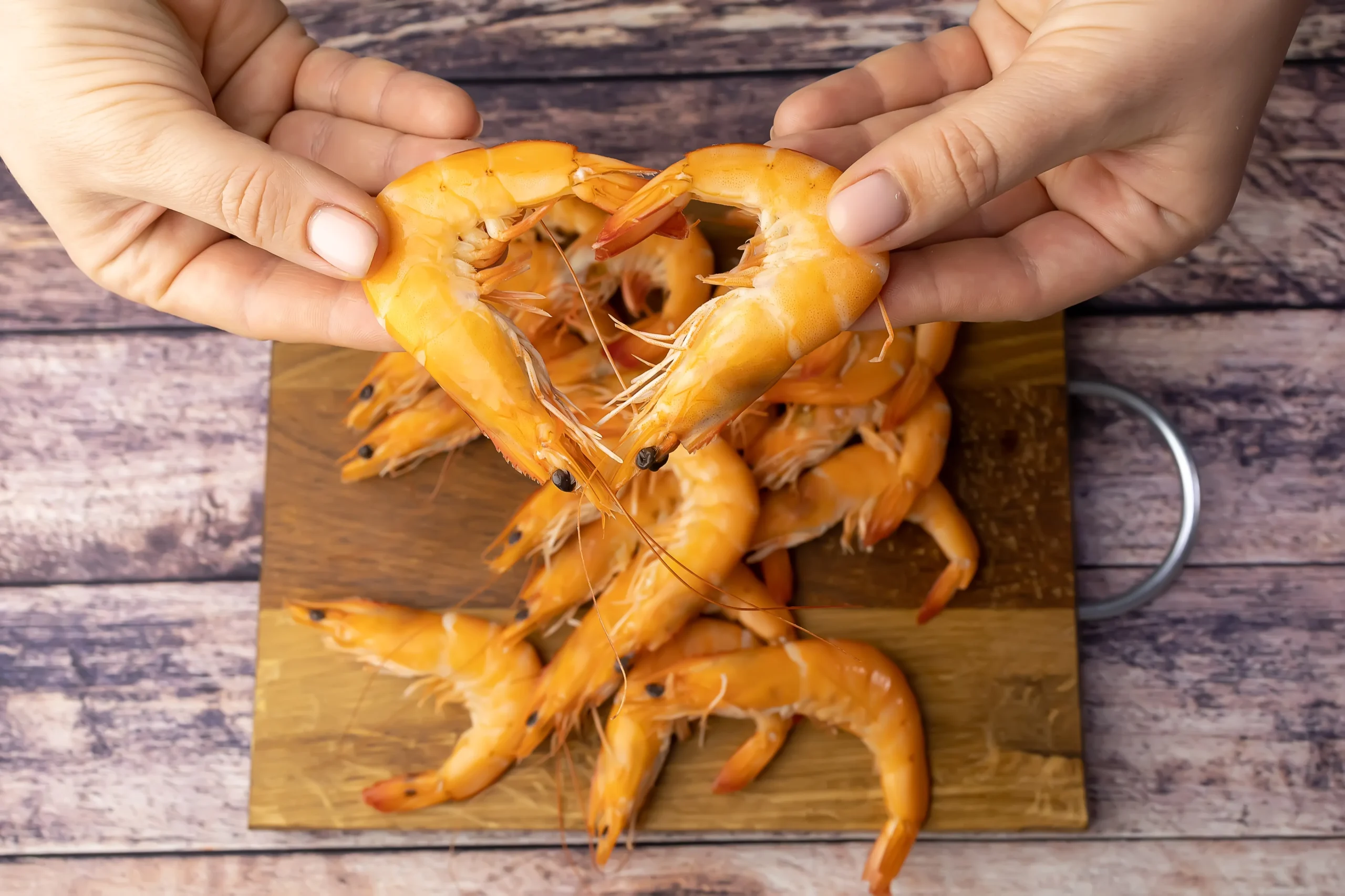Thai Stir-Fried Shrimp with vegetables and jasmine rice served as an easy budget-friendly weeknight dinner.