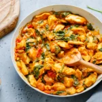 One-pan golden butter chicken with creamy sauce and tender chicken