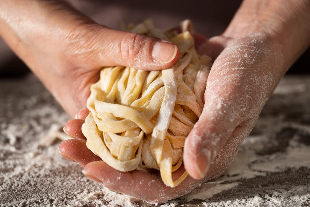 Grandma’s homemade egg noodles made with simple ingredients for an easy, budget-friendly meal.