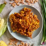 Crispy Corn Fritters with Hot Honey